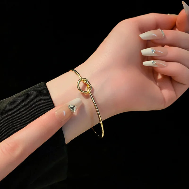 Gothic Chic Woven Bracelet