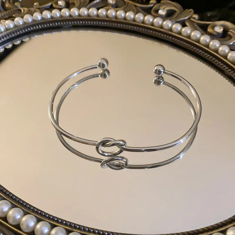 Gothic Chic Woven Bracelet